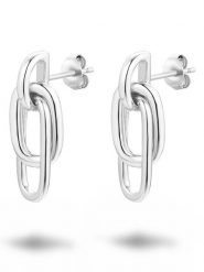 Eclat d'Argent Srebrne kolczyki-wkrętki rozmiar: onesize. Szare kolczyki damskie Eclat d'Argent, srebrne. Za 65.95 zł.