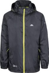 Trespass Qikpac X - kurtka unisex pakowana, czarna. Czarne kurtki damskie Trespass, s, bez wzorów, z materiału. Za 120.75 zł.