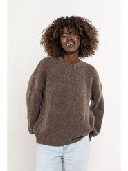 Awama Sweter w kolorze beżowym rozmiar: L/XL. Brązowe swetry klasyczne damskie Awama, l, z wełny, bez kołnierzyka. Za 289.99 zł.