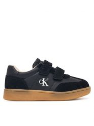 Calvin Klein Sneakersy Low Cut Velcro Sneaker V1X9-83443-0318 M Czarny. Czarne buty sportowe chłopięce CALVIN KLEIN, bez wzorów, ze skóry, bez zapięcia. Za 339.99 zł.