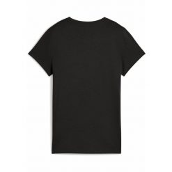 Damska koszulka ESS SCRIPT PUMA Black. Czarne bluzki sportowe damskie Puma, m, bez wzorów, bez ramiączek. Za 140.00 zł.