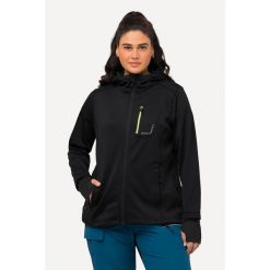 Damskie Bluza HYPRAR odblaskowy nadruk kaptur otwór na kciuk. Czarne bluzy z kapturem damskie Ulla Popken, plus size, z elastanu. W wyprzedaży za 311.99 zł.