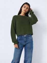 Noisy May Sweter Maysa 27021536 Zielony Relaxed Fit. Zielone swetry klasyczne damskie Noisy may, xl, z syntetyku, bez kołnierzyka. Za 79.99 zł.