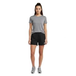 Damskie spodenki do biegania. Czarne szorty damskie FJORK MERINO, bez wzorów, z poliesteru, sportowe. Za 319.00 zł.