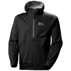 Kurtka wodoodporna Helly Hansen Momentum 3L Stretch. Czarne kurtki męskie Helly Hansen, na lato, l, bez wzorów, z materiału, klasyczne, z kapturem. Za 1,076.10 zł.