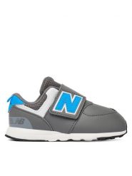 New Balance Sneakersy I57413Y Szary. Szare trampki i tenisówki chłopięce New Balance, bez wzorów, ze skóry, bez zapięcia. Za 269.99 zł.