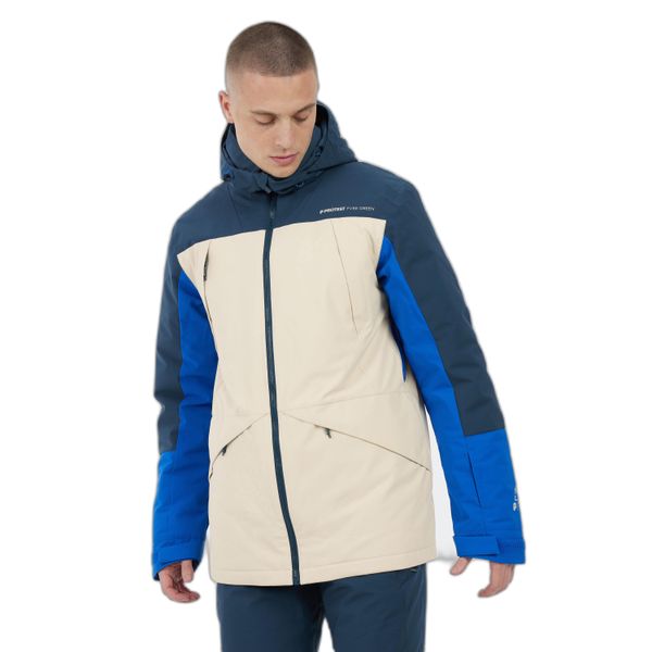 Kurtka narciarska Protest Dunton. Niebieskie kurtki męskie Protest, m, bez wzorów, bez kaptura, narciarskie. Za 812.00 zł.