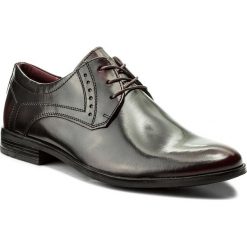 Półbuty LASOCKI FOR MEN - MI08-C343-381-01 Bordowy. Czerwone buty wizytowe męskie Lasocki For Men, z materiału, bez zapięcia. W wyprzedaży za 99.98 zł.