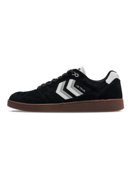 Buty halowe Hummel HB Team. Niebieskie buty sportowe na co dzień damskie HUMMEL, bez wzorów, z materiału, na fitness i siłownię. Za 369.85 zł.