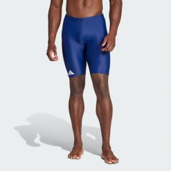 Szorty do pływania Solid. Białe szorty sportowe męskie Adidas, xl, z elastanu, na fitness i siłownię. Za 151.00 zł.