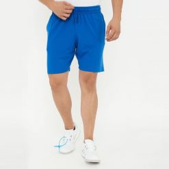 Męskie szorty sportowe z bawełny F7 niebieskie. Niebieskie szorty męskie Legea, m, z bawełny. Za 68.00 zł.