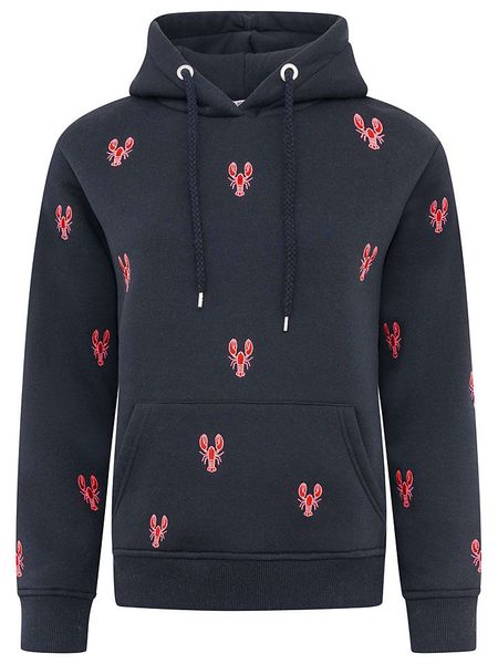 Zwillingsherz Bluza "Hummer" w kolorze granatowo-czerwonym rozmiar: XXL. Czerwone bluzy z kapturem damskie Zwillingsherz, xxl, z bawełny. Za 226.77 zł.