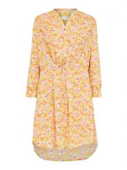 SELECTED FEMME Sukienka w kolorze pomarańczowym rozmiar: 42. Pomarańczowe sukienki damskie Selected Femme, s, bez wzorów, z materiału, bez kołnierzyka, bez ramiączek, midi. Za 96.37 zł.