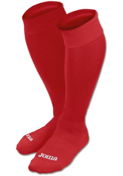 Skarpety getry piłkarskie Joma Socks Classic długie treningowe. Czerwone skarpetki damskie Joma, bez wzorów, z elastanu. Za 29.99 zł.