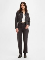 Levi's Dżinsy - Regular fit - w kolorze czarnym rozmiar: W29/L27. Czarne jeansy damskie Levi's, z podwyższonym stanem. Za 283.48 zł.
