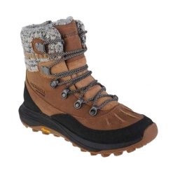 Damskie Buty Do Chodzenia Siren 4 Thermo Nubuck Zip. Brązowe obuwie trekkingowe damskie MERRELL, na zimę. Za 810.55 zł.
