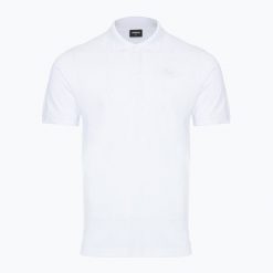 Koszulka polo męska PROSTO Polo Lior. Białe koszulki polo męskie Prosto., l, bez wzorów, z bawełny, bez ramiączek. Za 139.99 zł.