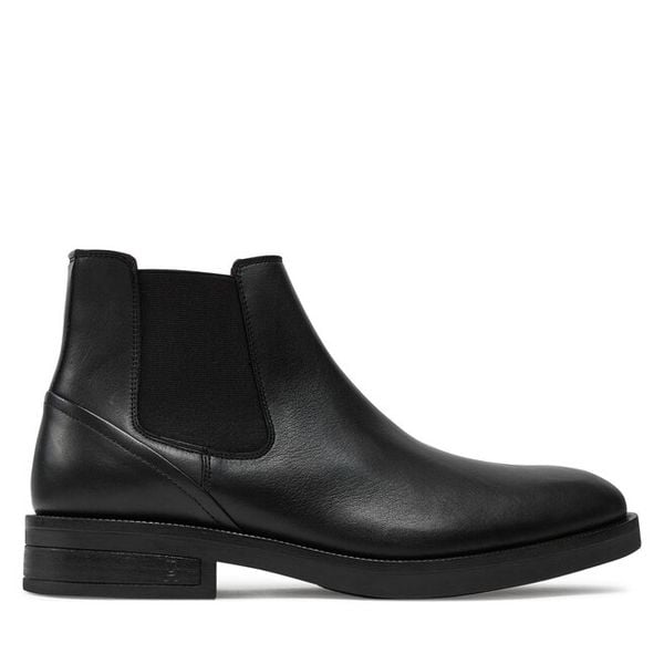 Sztyblety Tommy Hilfiger. Czarne sztyblety męskie Tommy Hilfiger, bez zapięcia. Za 479.99 zł.