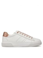 Geox Sneakersy J Nettuno Girl J45GCB 08554 C1Z8W D Biały. Białe buty sportowe dziewczęce Geox, bez wzorów, ze skóry, bez zapięcia. Za 199.99 zł.