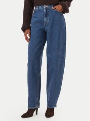 HUGO Jeansy Gimine 50563510 Granatowy Wide Leg. Niebieskie jeansy damskie Hugo. Za 635.99 zł.