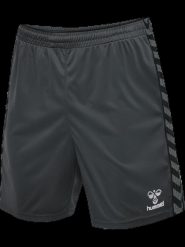 Hummel hmlAUTHENTIC PL SHORTS spodenki z poliestru. Szare szorty męskie HUMMEL, bez wzorów, z poliesteru, sportowe. Za 129.50 zł.