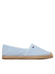 Tommy Hilfiger Espadryle Flag Canvas Espadrille FW0FW08541 Błękitny. Niebieskie espadryle damskie Tommy Hilfiger, bez wzorów, z materiału, bez obcasa. Za 249.99 zł.