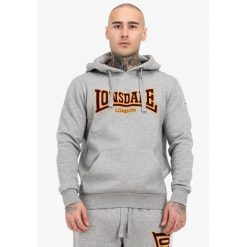 Bluza z kapturem Lonsdale Classic Ll002. Brązowe bluzy z kapturem męskie Lonsdale, m, z polaru. Za 310.00 zł.