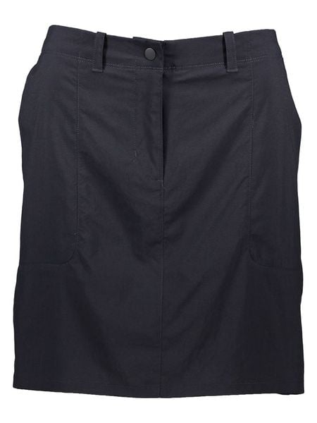 Jack Wolfskin Spódnico-spodenki funkcyjne "Desert" w kolorze granatowym rozmiar: 40. Niebieskie spodenki sportowe damskie Jack Wolfskin, bez wzorów, sportowe. Za 184.02 zł.