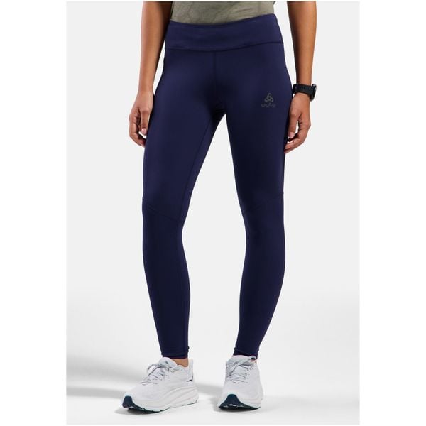 Legginsy damskie Odlo ZEROWEIGHT Tights. Niebieskie legginsy damskie Odlo, bez wzorów. Za 429.99 zł.