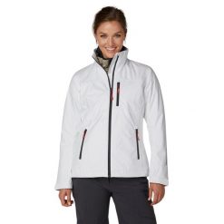 Kurtka Wiatrówka Helly Hansen CREW 30297 002 Biały. Białe kurtki damskie Helly Hansen, m, bez wzorów, bez kaptura. W wyprzedaży za 563.50 zł.