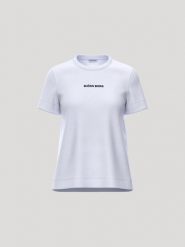 Bjorn_borg BORG ESSENTIAL 4 T-SHIRT damski BRILLIANT WHITE. Białe t-shirty damskie Björn Borg, xl, bez wzorów, bez kołnierzyka. Za 173.00 zł.