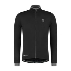 Koszulka rowerowa męska Rogelli Essential z długim rękawem, ocieplana. Czarne t-shirty sportowe męskie Rogelli, m, bez ramiączek, rowerowe. Za 304.00 zł.