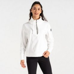 Sweter damski Dare 2B Glint. Białe swetry klasyczne damskie Dare 2b, z dzianiny, bez kołnierzyka. Za 106.80 zł.