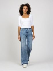 GANG JEANS Dżinsy "Amelie" - Comfort fit - w kolorze niebieskim rozmiar: W26. Niebieskie jeansy damskie GANG JEANS, z podwyższonym stanem. Za 322.95 zł.