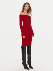 Guess Sukienka koktajlowa Milana W4BK26 Z2V42 Czerwony Slim Fit. Czerwone sukienki damskie Guess, m, z aplikacjami, z syntetyku, wizytowe, bez kołnierzyka, bez ramiączek. Za 329.99 zł.