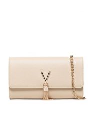 Valentino Torebka Divina VBS1R401G Beżowy. Brązowe torebki klasyczne damskie Valentino, bez wzorów, ze skóry, wizytowe, bez kołnierzyka, bez ramiączek. Za 249.99 zł.