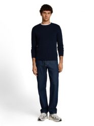 Tom Tailor Denim swetry z dzianiny Mężczyźni Bawełna (100%) niebieski, XL. Niebieskie swetry męskie Tom Tailor Denim, m, bez wzorów, z bawełny, bez kołnierzyka. Za 199.95 zł.