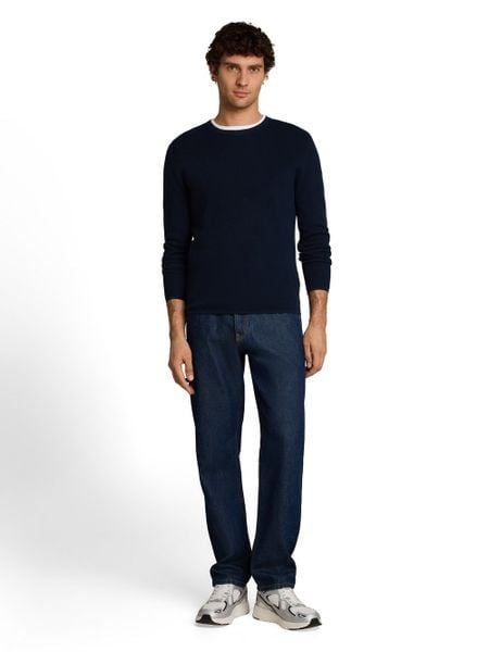 Tom Tailor Denim swetry z dzianiny Mężczyźni Bawełna (100%) niebieski, XL. Niebieskie swetry męskie Tom Tailor Denim, m, bez wzorów, z bawełny, bez kołnierzyka. Za 199.95 zł.