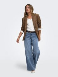 JDY Dżinsy "Ruby" - Wide Leg fit - w kolorze niebieskim rozmiar: XL/L30. Niebieskie jeansy damskie JDY. Za 159.95 zł.