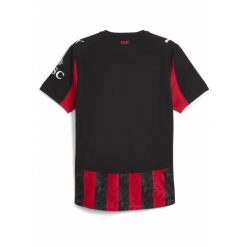 Męska autentyczna koszulka domowa AC Milan 25/26 PUMA For All Time Red Black. Czarne t-shirty sportowe męskie Puma, m, bez ramiączek, do piłki nożnej. Za 649.00 zł.