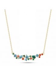 Les Favorites Pozłacany naszyjnik z elementem ozdobnym - dł. 40 cm rozmiar: onesize. Żółte naszyjniki damskie Les Favorites, pozłacane. Za 100.99 zł.