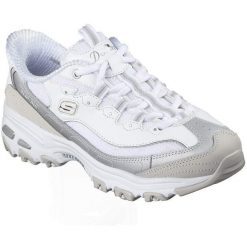 Buty sportowe damskie Skechers D Lites smooth Nostalgia. Białe obuwie treningowe damskie Skechers, na fitness i siłownię. Za 590.00 zł.