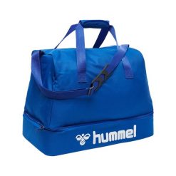Torba piłkarska dla dorosłych rozmiar Hummel Core Football Bag. Niebieskie torebki klasyczne damskie HUMMEL, bez wzorów, bez dodatków. Za 99.99 zł.