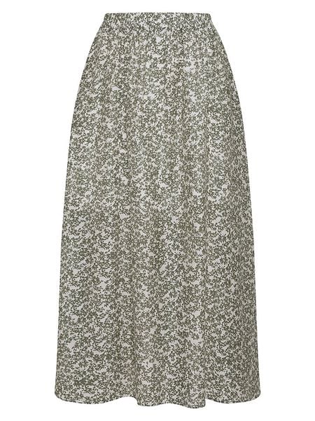 MOSS COPENHAGEN Spódnica w kolorze kremowo-oliwkowym rozmiar: M. Brązowe spódniczki damskie MOSS COPENHAGEN, m, bez wzorów, maxi, proste. Za 219.95 zł.