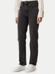 Calvin Klein Jeans Jeansy LV047F708G Czarny Straight Fit. Czarne jeansy damskie Calvin Klein Jeans. Za 409.99 zł.
