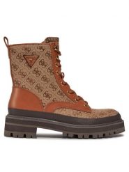 Guess Trapery FL7BDA FAL10 Brązowy. Brązowe trapery damskie Guess, ze skóry, bez obcasa. Za 809.99 zł.