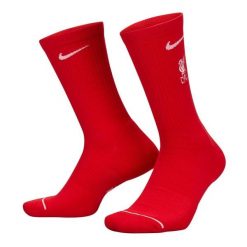 Skarpety Unisex Dla Dorosłych Liverpool FC (zestaw 3 Sztuk). Białe skarpetki damskie Nike, bez wzorów. Za 152.99 zł.