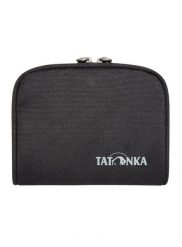 Portfel Tatonka Zip Money Box RFID B - black/black. Czarne portfele damskie Tatonka, bez wzorów, z poliamidu. Za 103.39 zł.