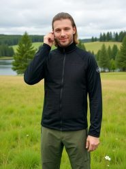 Alpine Pro Kurtka polarowa "Quert 2" w kolorze czarnym rozmiar: 4XL. Czarne kurtki męskie Alpine Pro, xl, bez wzorów, z materiału, bez kaptura. Za 185.32 zł.