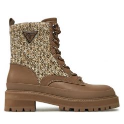 Trapery Guess. Brązowe trapery damskie Guess, bez obcasa. Za 609.99 zł.